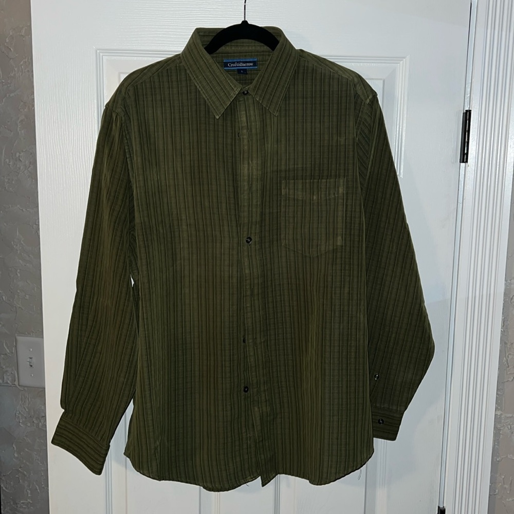 Men’s Croft & Barrow Large Dress Shirt